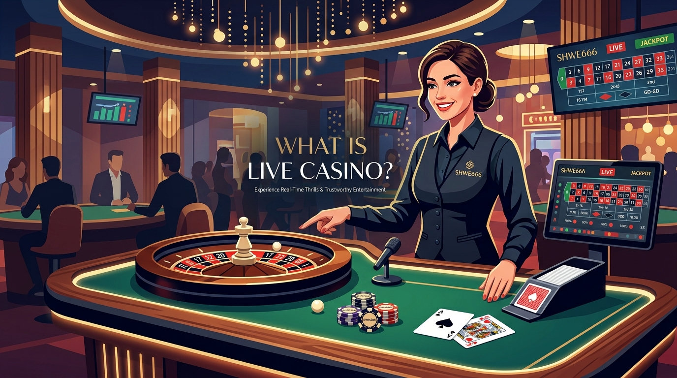 SHWE666 Live Casino တွင် ငွေသွင်းခြင်းနှင့် ငွေထုတ်ခြင်း လုပ်ငန်းစဉ်များ
