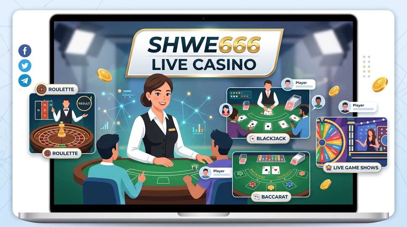SHWE666 တွင် ရရှိနိုင်သော တိုက်ရိုက်ကာစီနိုဂိမ်းများ