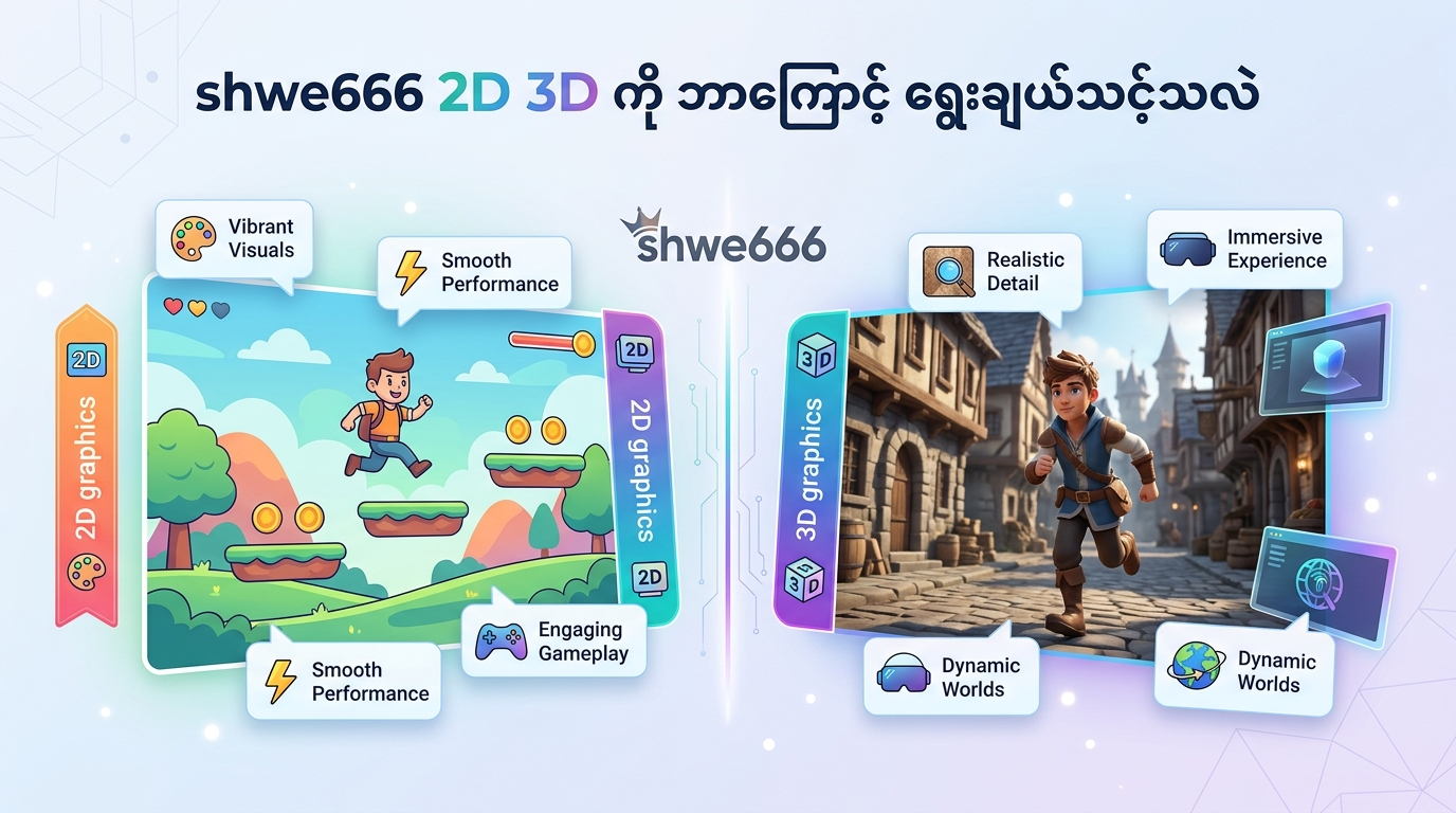 shwe666 2D 3D ကို ဘာကြောင့် ရွေးချယ်သင့်သလဲ