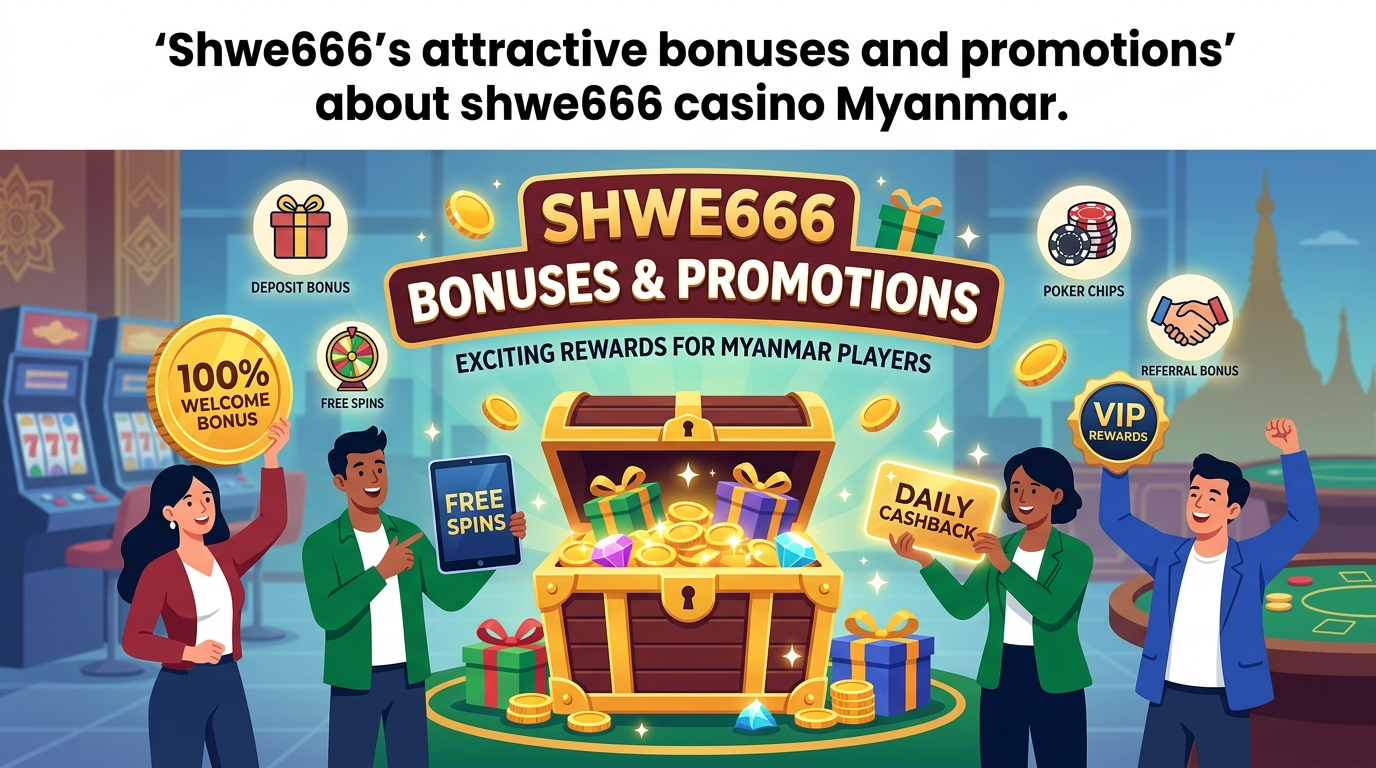 Shwe666 ၏ ဆွဲဆောင်မှုရှိသော ဘောနပ်စ်နှင့် ပရိုမိုးရှင်းများ