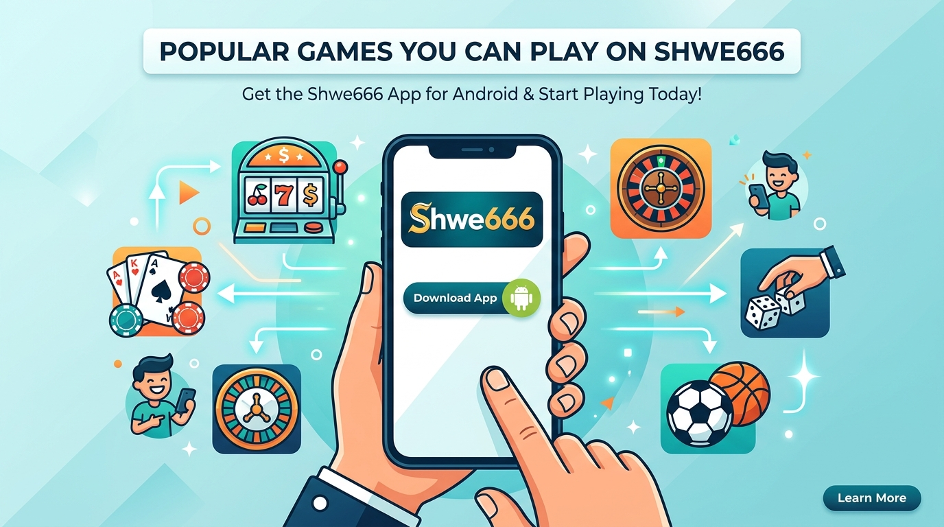 Shwe666 download Android တွင် ကစားနိုင်သော နာမည်ကြီး ဂိမ်းများ
